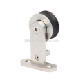 6.6Ft Black Bottom Guide Stay Roller Adjustable for Barn Door Hardware / soft close hardware